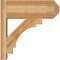 Ekena Millwork Merced Rough Sawn Craftsman Outlooker, Western Red Cedar, 8"W x 20"D x 20"H OUT08X20X20MRC04RWR - alternate 4